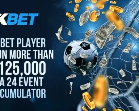 A participant in 1xBet receives $125k for accurately predicting the outcomes of 24 events.