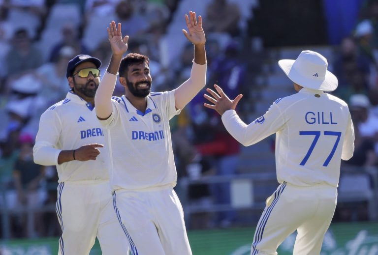 India wins the second test to tie the South Africa test series as Bumrah collects six wickets