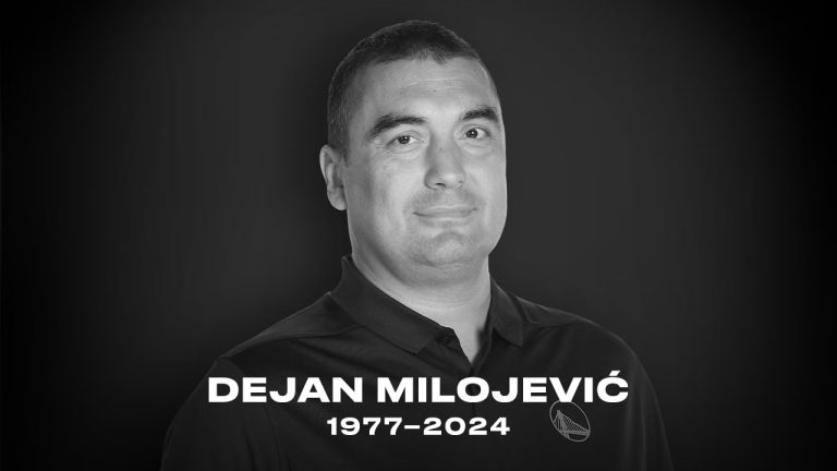 Golden State’s coach assistant, Dejan Milojević has lost his life