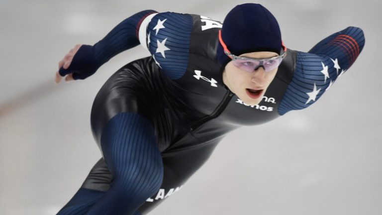 Speed skating’s 1000-meter American record is broken by Jordan Stolz