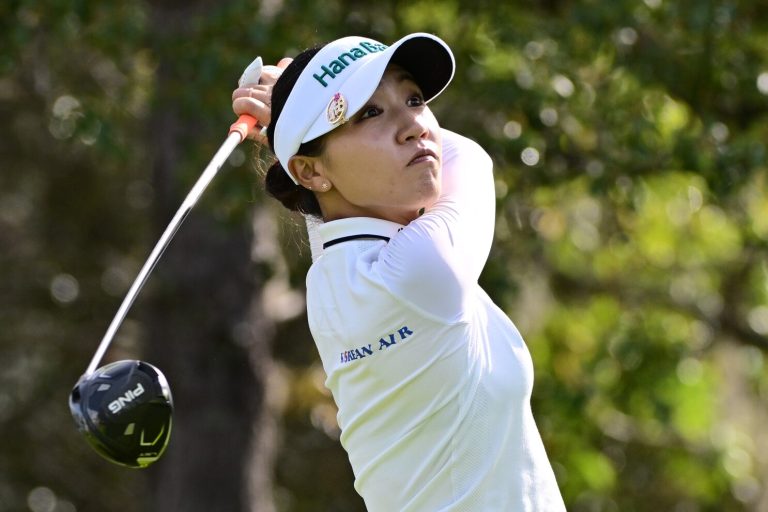 Lydia Ko shares the lead halfway through the LPGA opening while competing on her home course