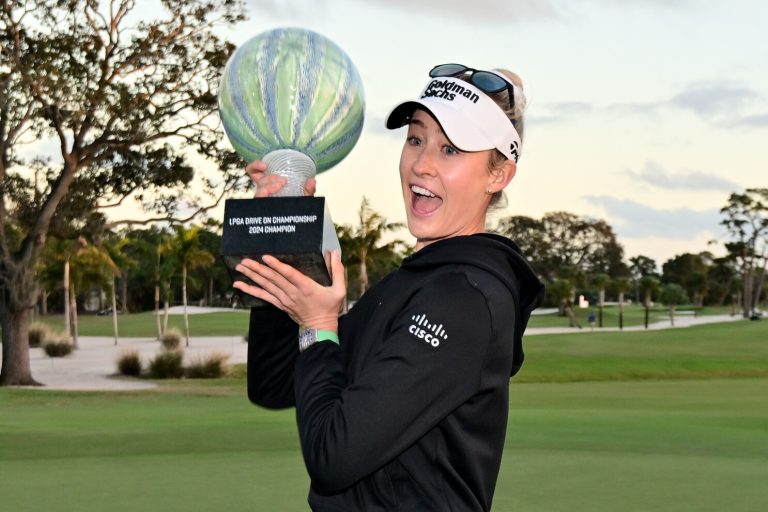Nelly Korda defeats Lydia Ko in the playoffs at LPGA Drive On with an eagle-birdie finish