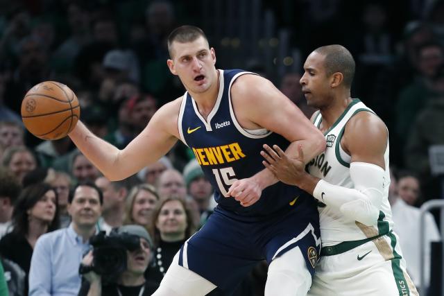 Nuggets beat Celtics to snap a 27-game home win streak