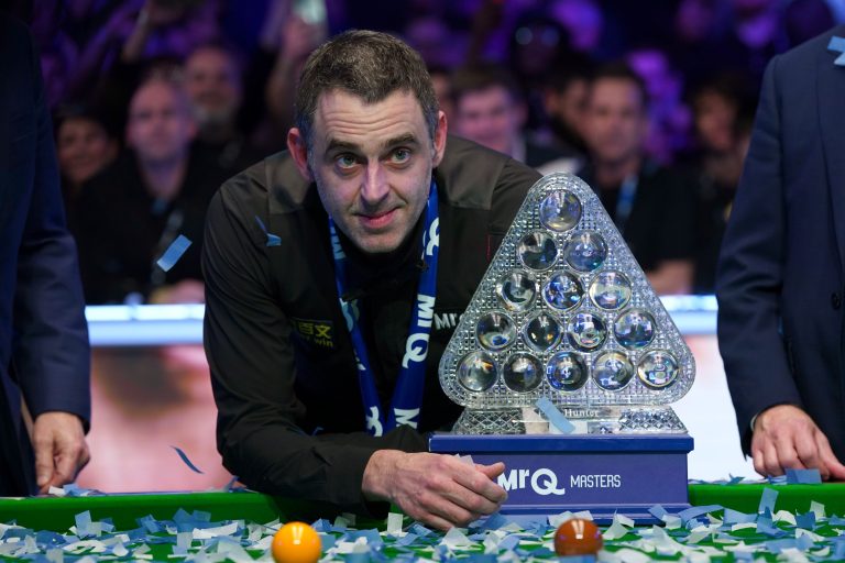 Ronnie O’Sullivan, despite Masters win, feels he was ‘better at 12’ and is ‘struggling’ for confidence