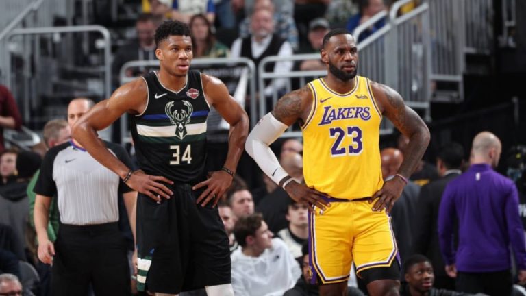 LeBron James and Giannis Antetokounmpo lead in early NBA All-Star voting