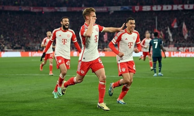 Bayern Munich Advances Past Arsenal to Champions League Semifinals