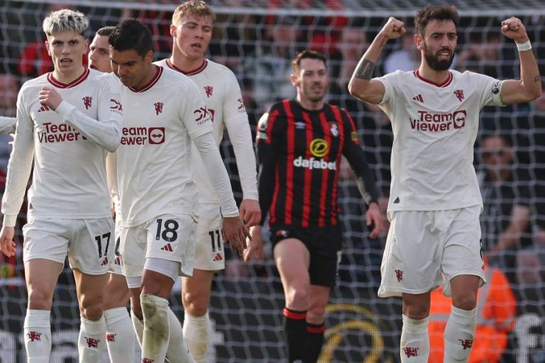 Manchester United Salvages Draw Against Bournemouth with Fernandes Brace
